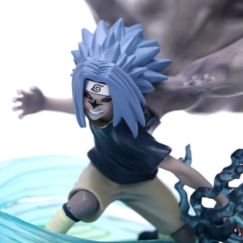 

16cm Anime Naruto Figure Uchiha Sasuke Thunder Curse Blue Nirvana Collect PVC model toys action figure gift Desktop Decoration
