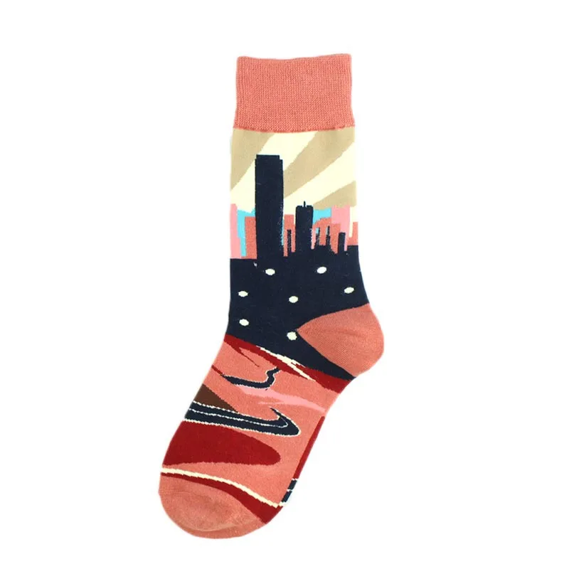 Модные креативные забавные носки для женщин и мужчин, хлопковые носки с рисунками животных из мультфильмов, Харадзюку каваи, новые дизайнерские носки с динозаврами - Цвет: 8