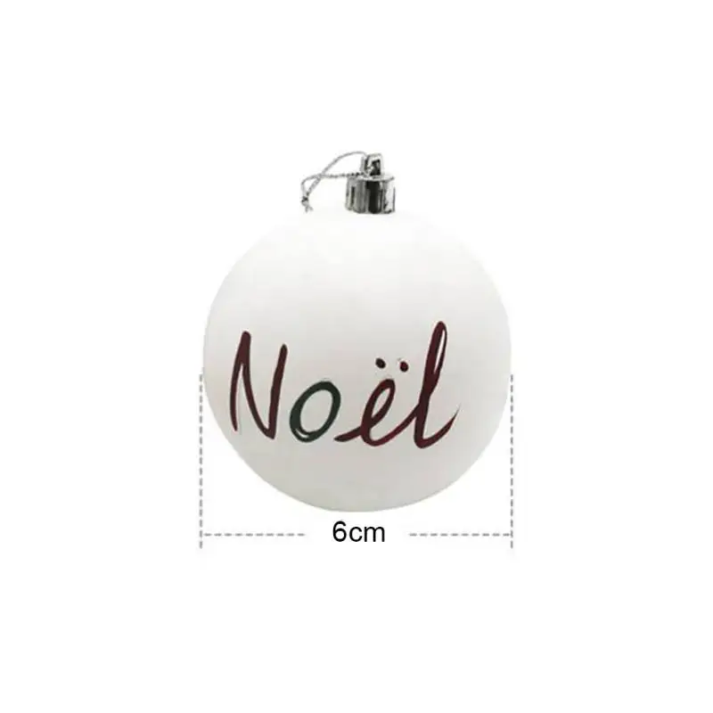Christmas Tree for Home Shop Xmas Stars Tree Letter Hanging Decoration Printed Ball Christmas Ball Ornaments
