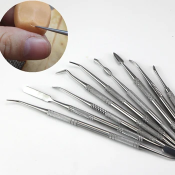

10PCS/Set Stainless Steel Polymer Clay Doll Art Knife Tools Craft Set Sculpture Clay Carving Tool Kids Ceramic Art Pottery Tool