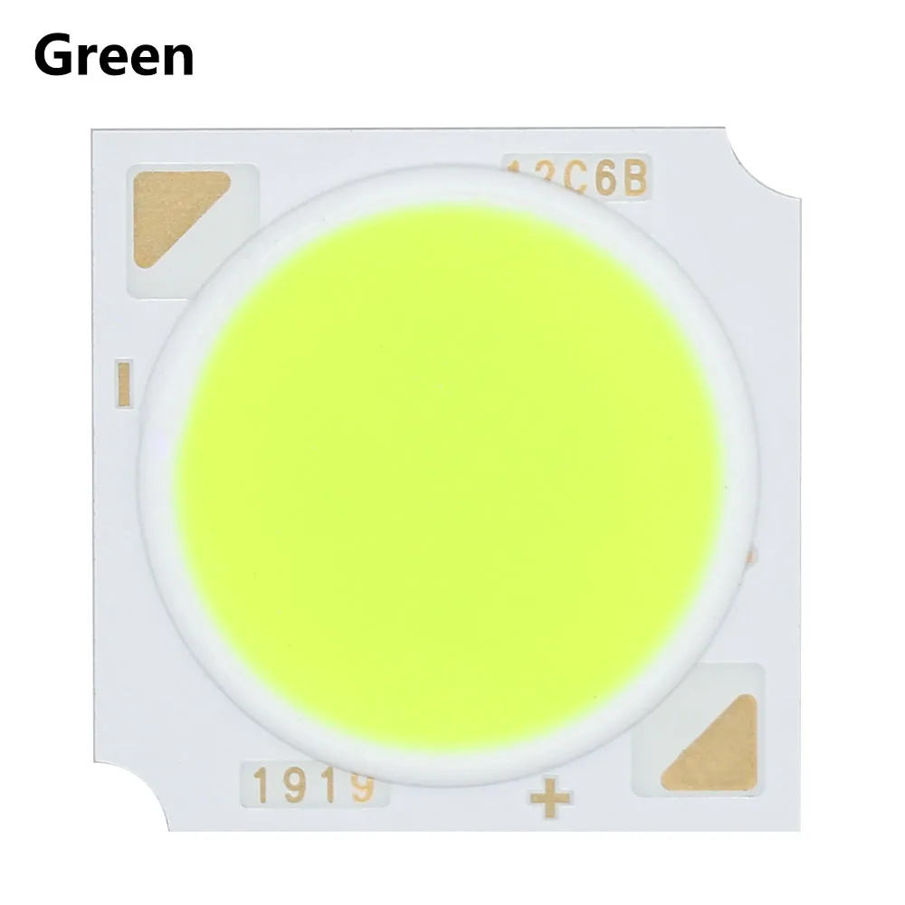 10Pcs Led Cob Led Chip Lamp 1917Mm Chip Bridgelux Super Power 20-36W 300Ma Per Faretto Proiettore Giardino Quadrato Verde Colorfu