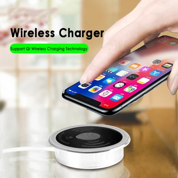 10ワット15ワットチー車の高速充電ワイヤレス車の充電器マウント電話ホルダー360度回転のためのオートクランプiphone xs huawei社サムスン