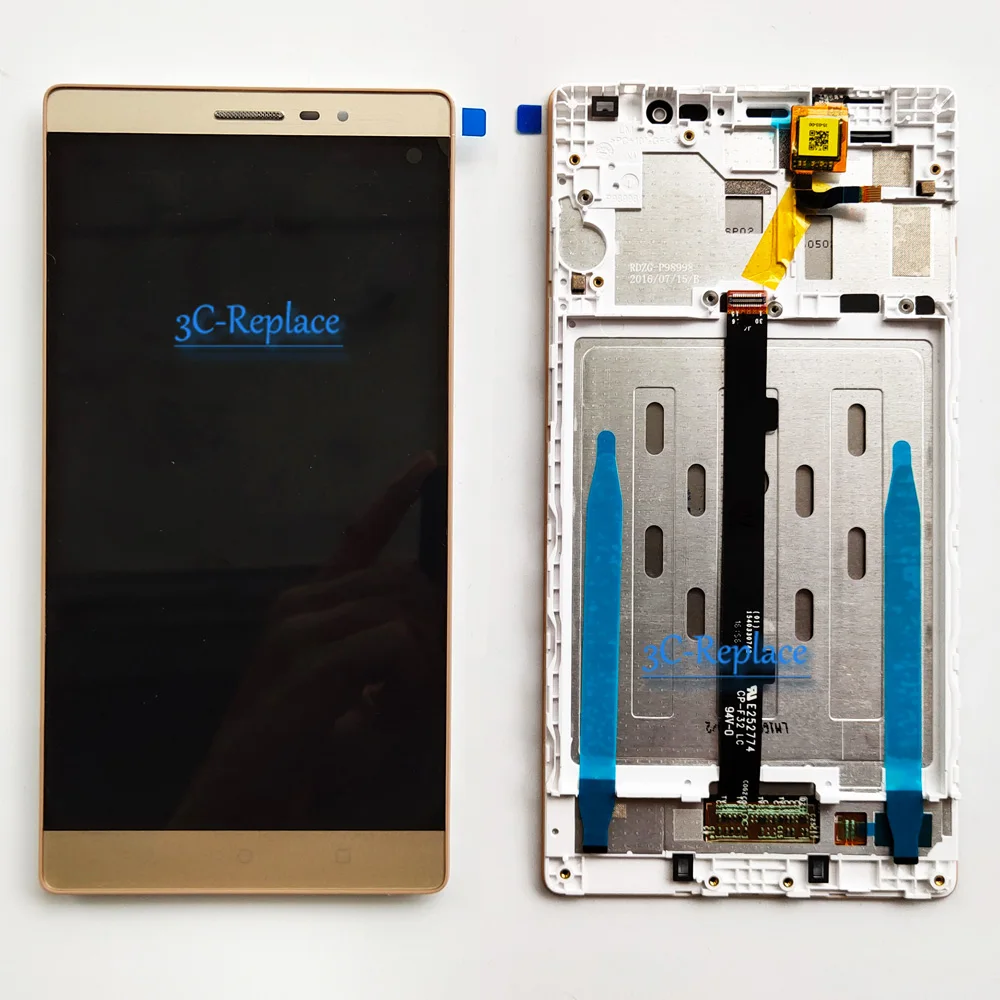 Для lenovo Phab2 Phab 2 PB2-650 PB2-650N PB2-650M PB2-650Y полный ЖК-дисплей Дисплей Сенсорный экран, дигитайзер, для сборки, с корпусом