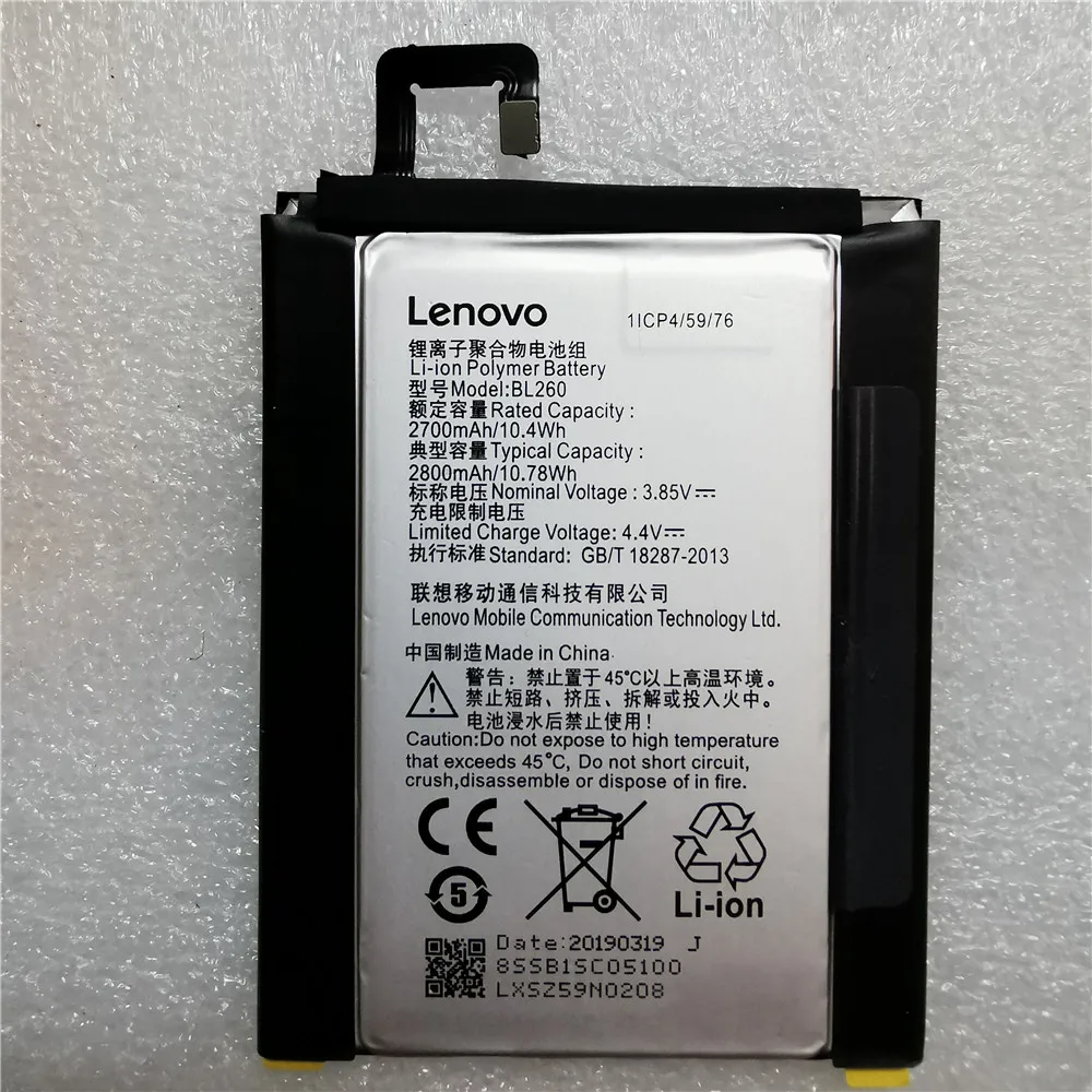 100% Original High Quality Replacement 2700mAh Phone Battery BL260 for lenovo vibe s1 lite Batteries For Lenovo Mobile Phone 100% Original High Quality Replacement 2700mAh Phone Battery BL260 for lenovo vibe s1 lite Batteries For Lenovo Mobile Phone