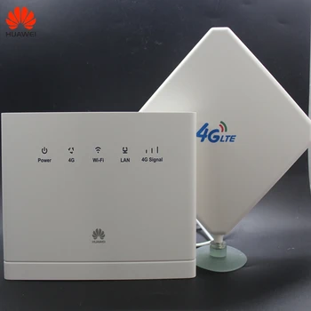 Online Entsperrt Huawei B315 B315s-607 4G LTE Wireless 150mbps Router CPE WIFI Hotspot Modem Mit Sim Karte Slot Plus SMA Antenne