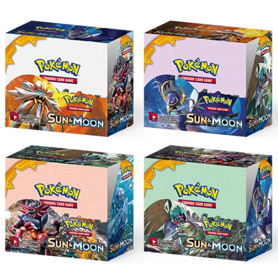 324 pièces carte Pokemon TCG: soleil & lune esprits unifiés jeu de cartes à collectionner une boîte de 36 sacs Collection