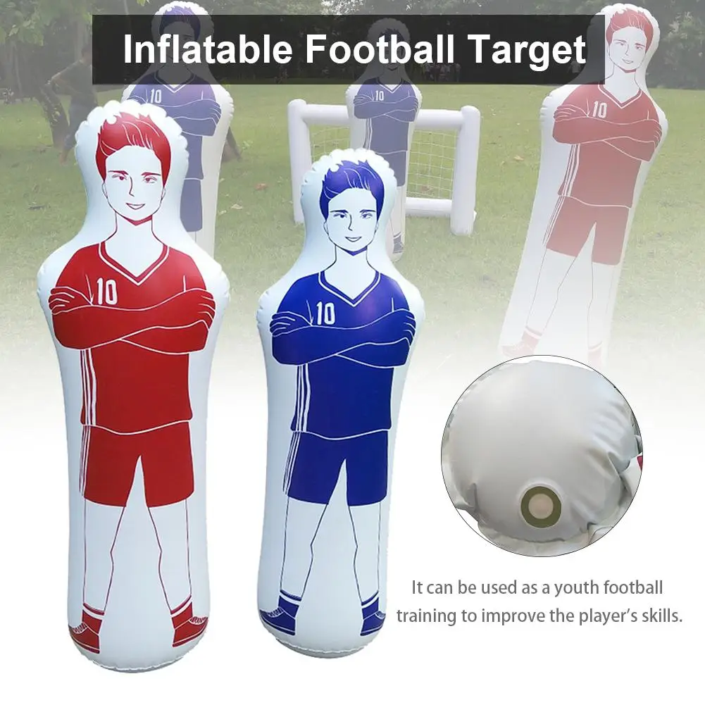 

1.60m Adult Inflatable Football Training Goal Keeper Tumbler Air Soccer Train Dummy Tool PVC Inflatable Tumbler Wall