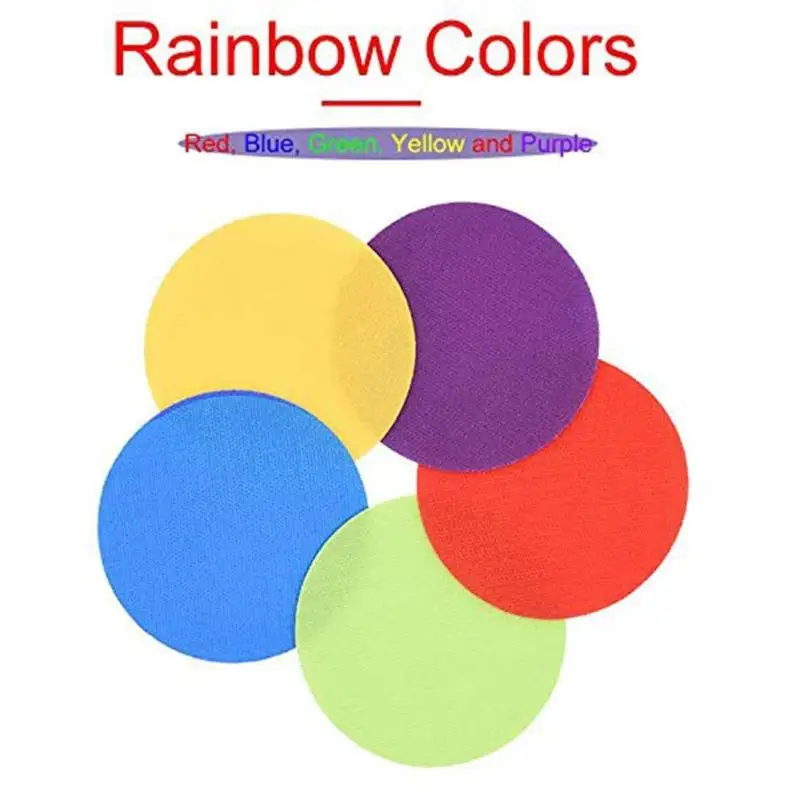 

Classroom Magic Mark 30pcs Flat Spot Marker Kids Game Training Tag Toy Educational Magic Sticker Room Decoration