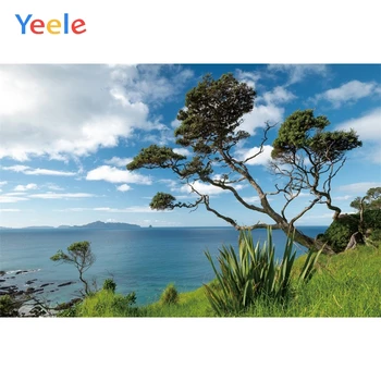 

Yeele Summer Holiday Landscape Seascape Cloud Scenic Photography Backdrops Personalized Photographic Background For Photo Studio