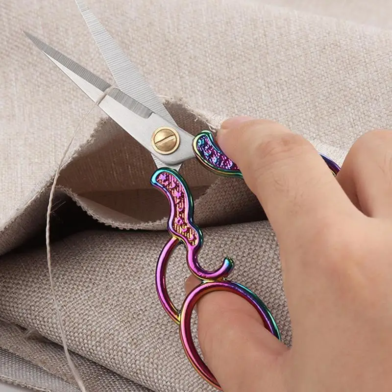 Sewing Scissors Tailor Scissors Sewing Supplies Stainless Steel Vintage Scissors Sewing Fabric Cutter Embroidery Scissors Tailor Scissor Thread Scissor Tools Sewing Shears