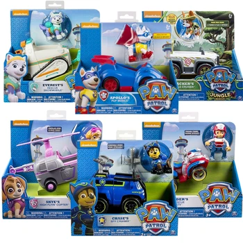 

Genuine Paw Patrol Toy Set Toy Car Everest Apollo Tracker Ryder Skye Scroll Action Figure Anime Model Children's Toys