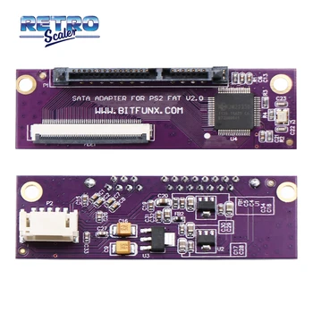 

RetroScaler Purple SATA Adapter Upgrade Board for PS2 IDE Original Network Adapter