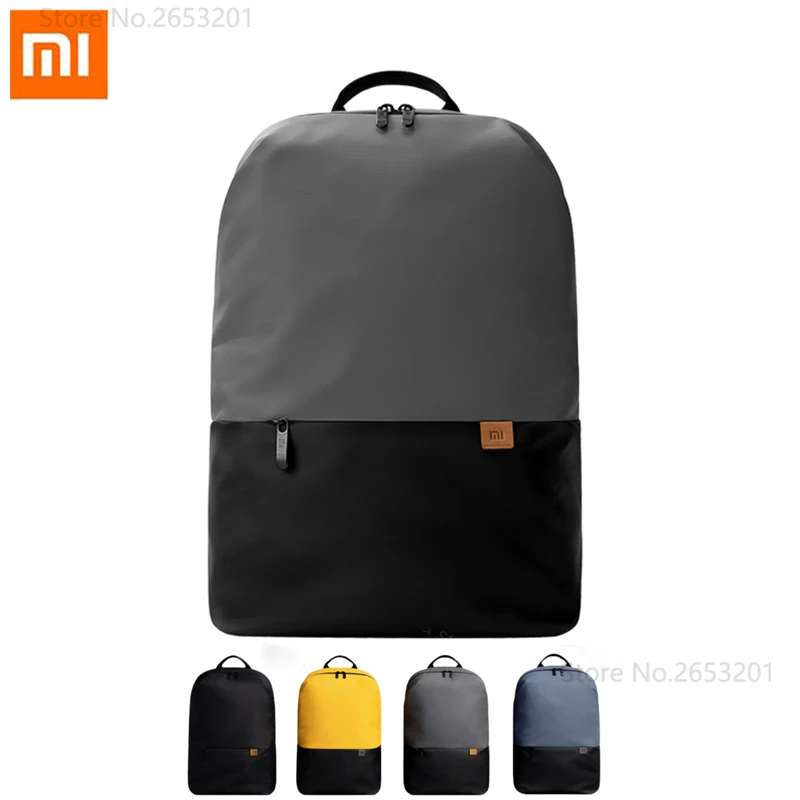 

Xiaomi Mijia Simple Casual Backpack 20L Large Capacity 450g Super Light Innovative Waterproof Side Pockets Laptop Backpack