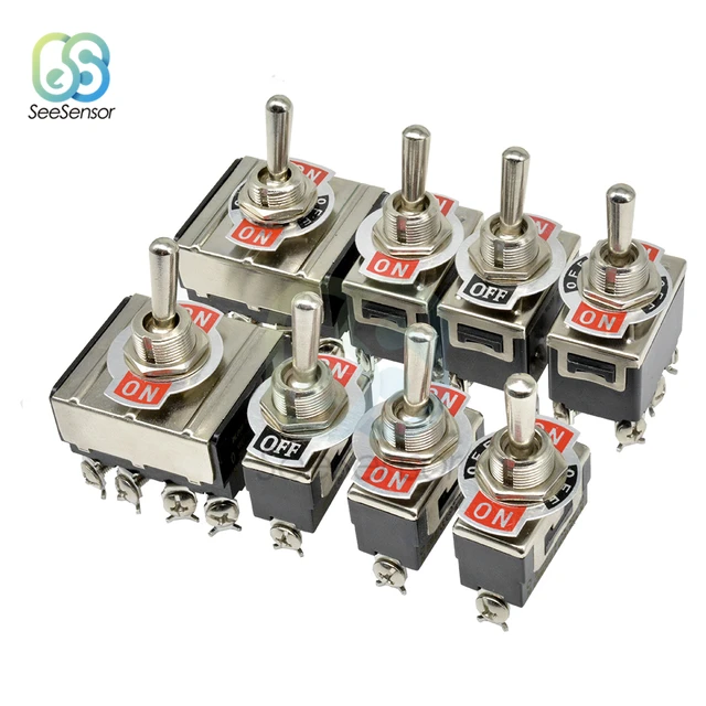 Interruttore A Slta DPDT (On)-Off -(On) Montaggio Su PCB - Foto 5