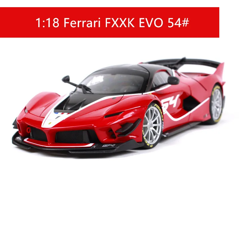 Bburago 1:18 Ferrari LAFERRARI черная модель автомобиля 1 18 имитация сплава оригинальная Rafa модель спортивного автомобиля супер модель автомобиля для бега подарок - Цвет: 6