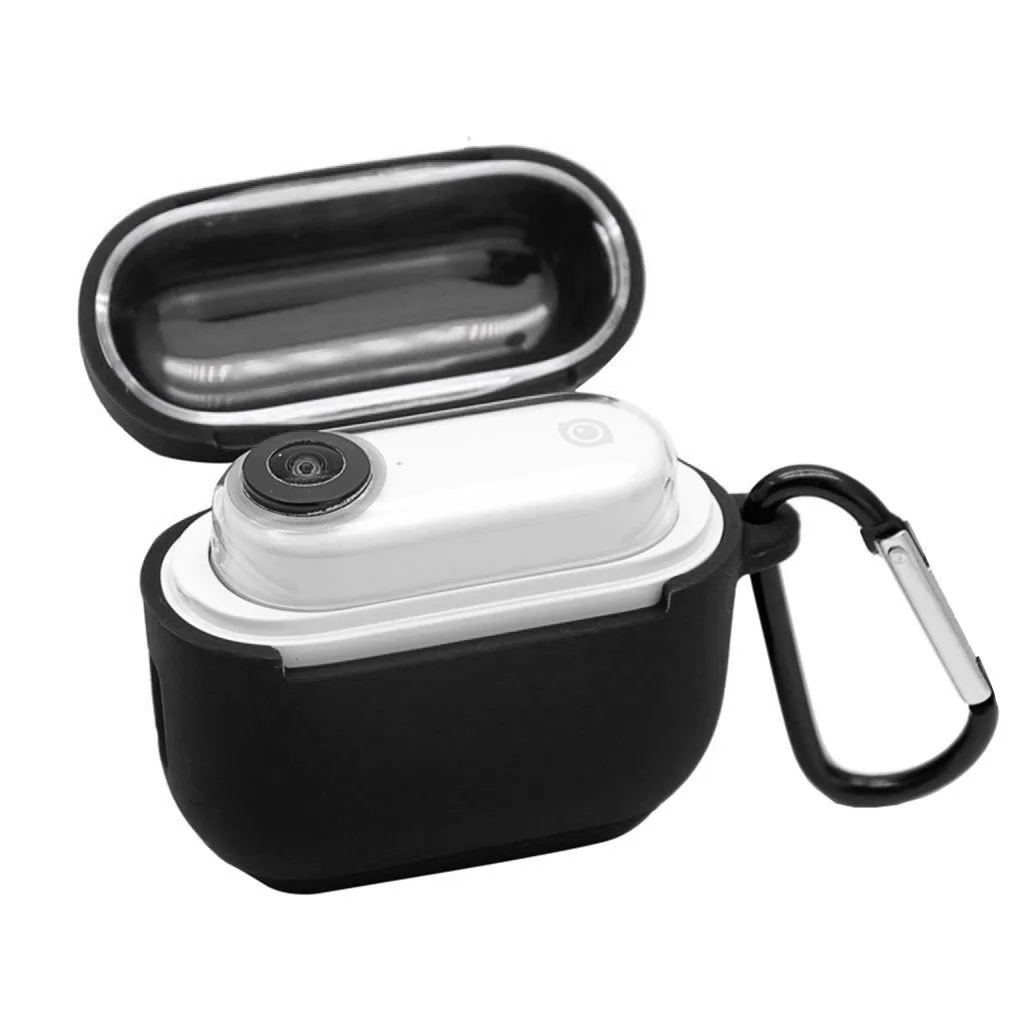 Мягкий силиконовый защитный чехол для корпуса, чехол для камеры Insta360go и зарядный чехол, нескользящий, влагостойкий 62x30x60 мм