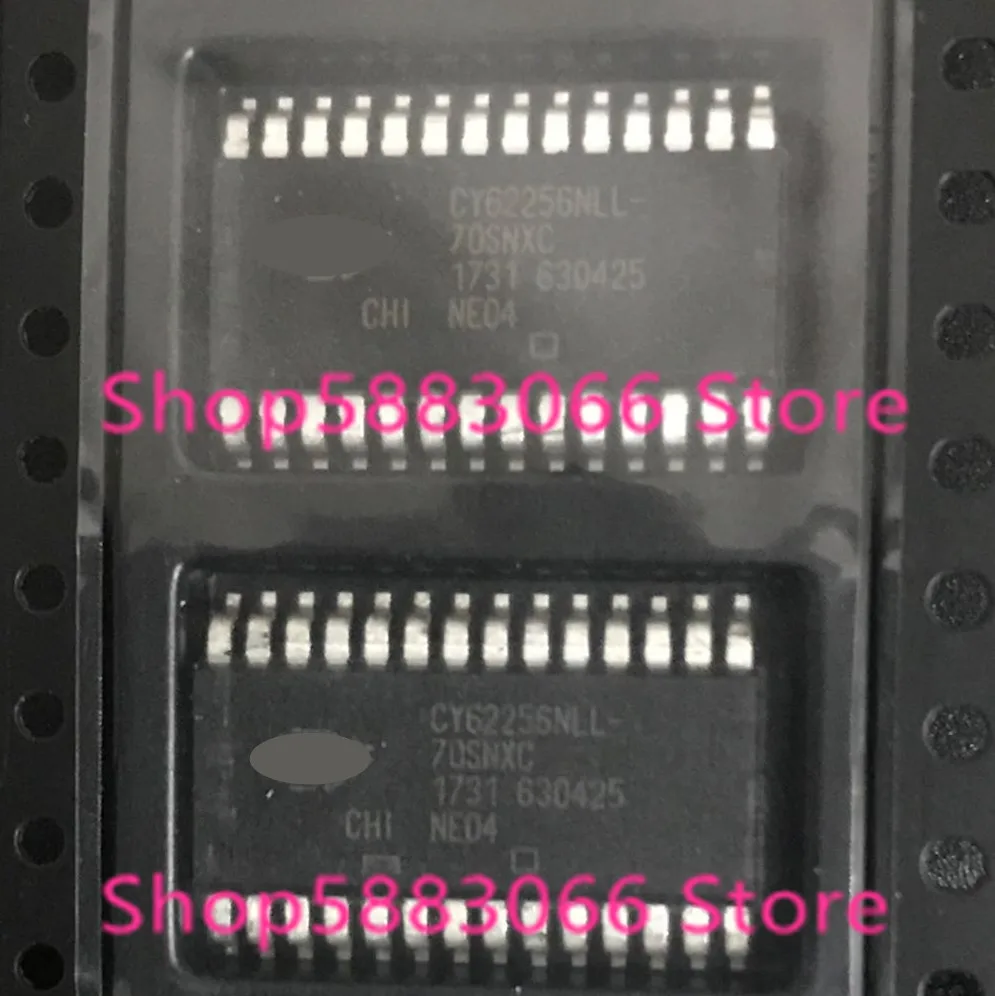 10 Pièces Cy62256nll Cy62256 Sop-28, Cy62256ll-70snc Cy62256nll-70snxc ...