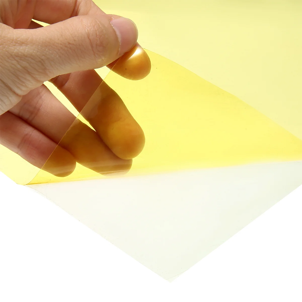 60x30CM Yellow Car Headlight Taillight Tint Vinyl Smoke Film Sheet Sticker Easy Stick Motorcycle Car Body Decoration