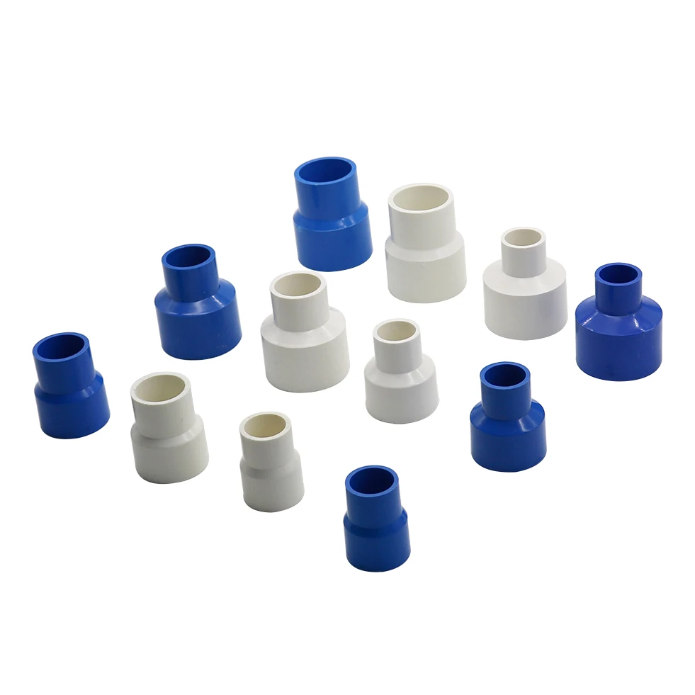 

Free Shipping 20/25/32/40 mm PVC Reducing Straight Connectors Garden Irrigation Water Pipe Reducer Adapter Hose Repair Connector