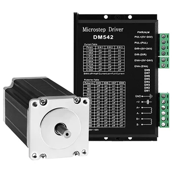 

57 Stepper Motor Set 113MM Torque 3N.M + DM542 Driver 4.2A Engraving Machine Motor 256 Subdivision