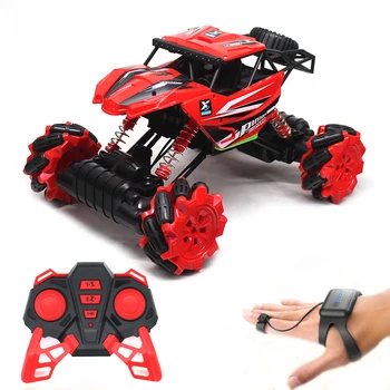 

2.4Ghz 4WD Rock Crawler RC Car Watch Gravity Induction Car Toy Gesture Remote Control Drift Car Radio Control Toys 3755