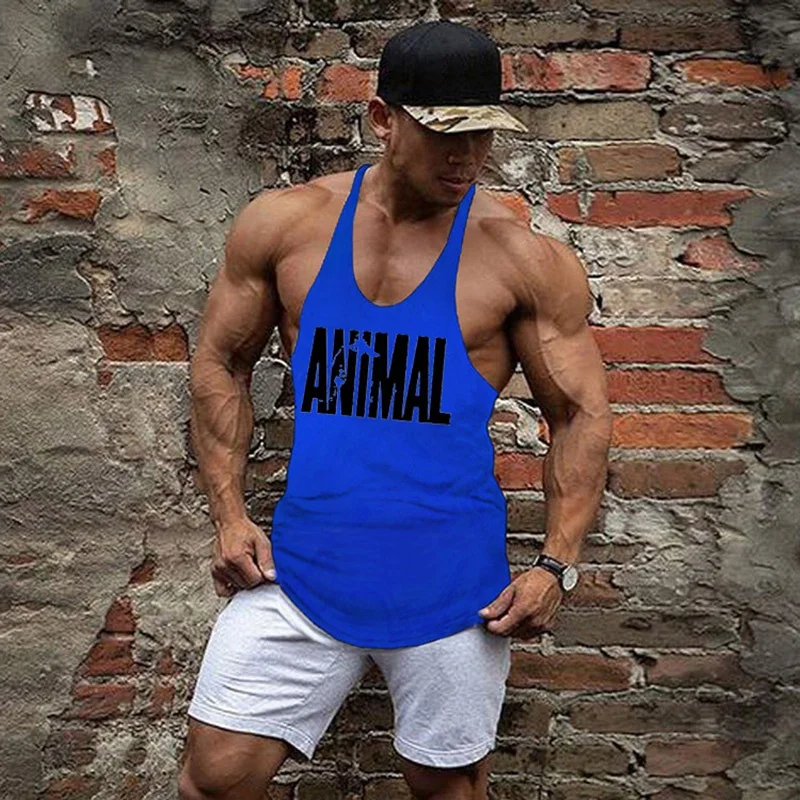 Muscleguys, 2 шт., хлопковые мужские майки для спортзала, мужская рубашка без рукавов для мальчиков, одежда для бодибилдинга, майка для фитнеса, Стрингер, жилет L