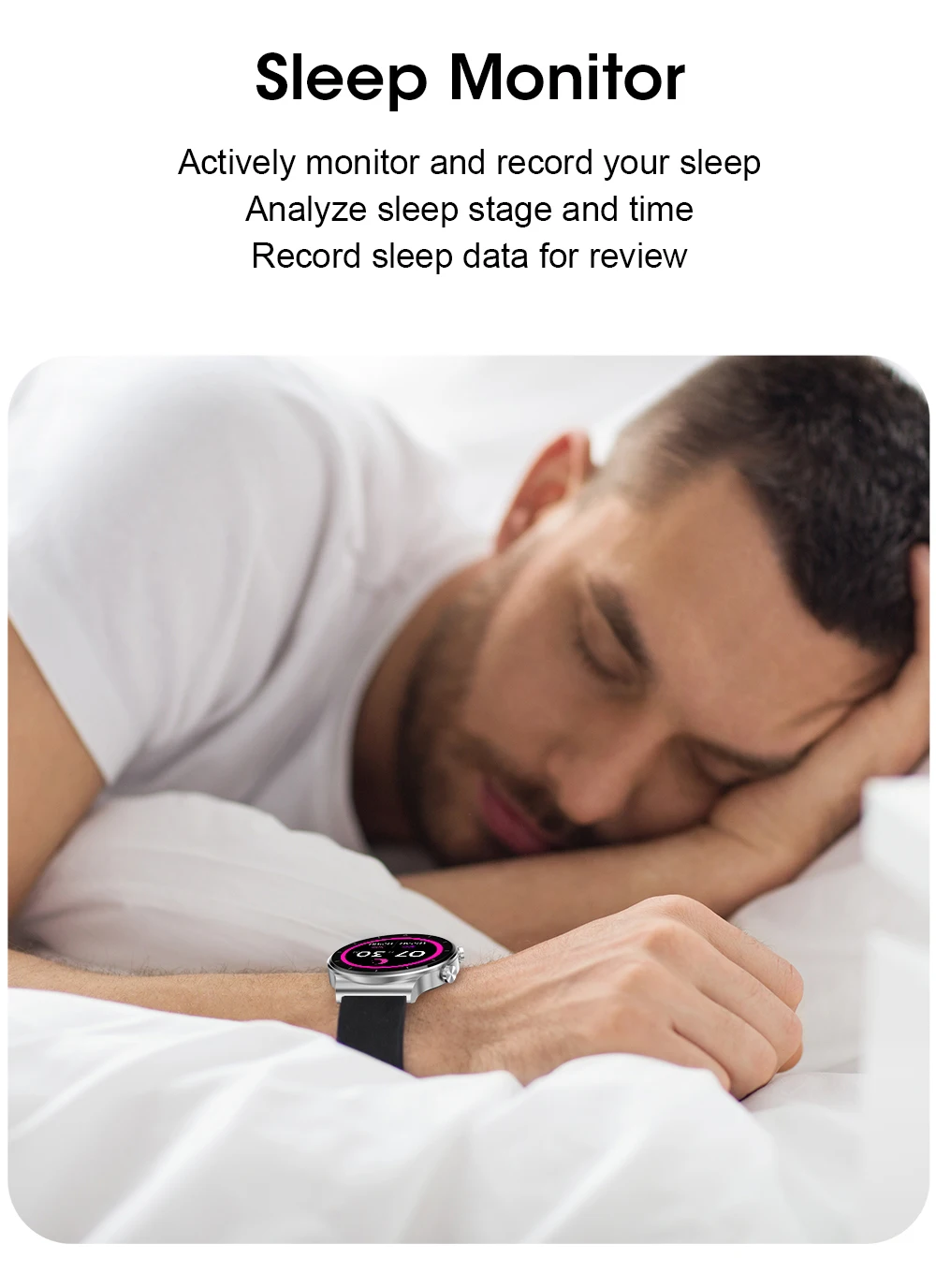 chamada smartwatch 1.3 ips 360*360 relógio redondo completo