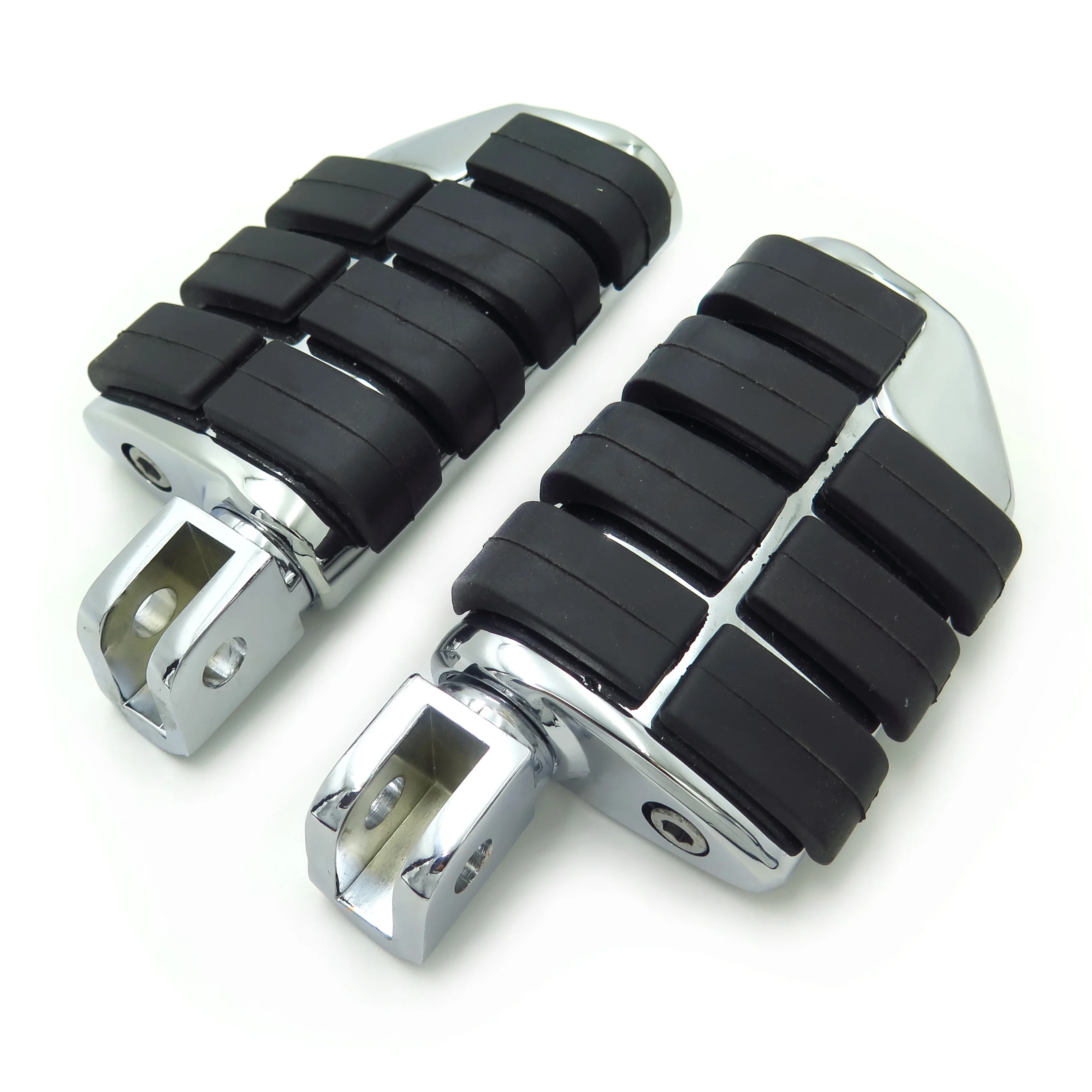 Aftermarket Бесплатная доставка мотоцикл части Хром Dually подножки для 1999 2015 Suzuki Hayabusa GSX