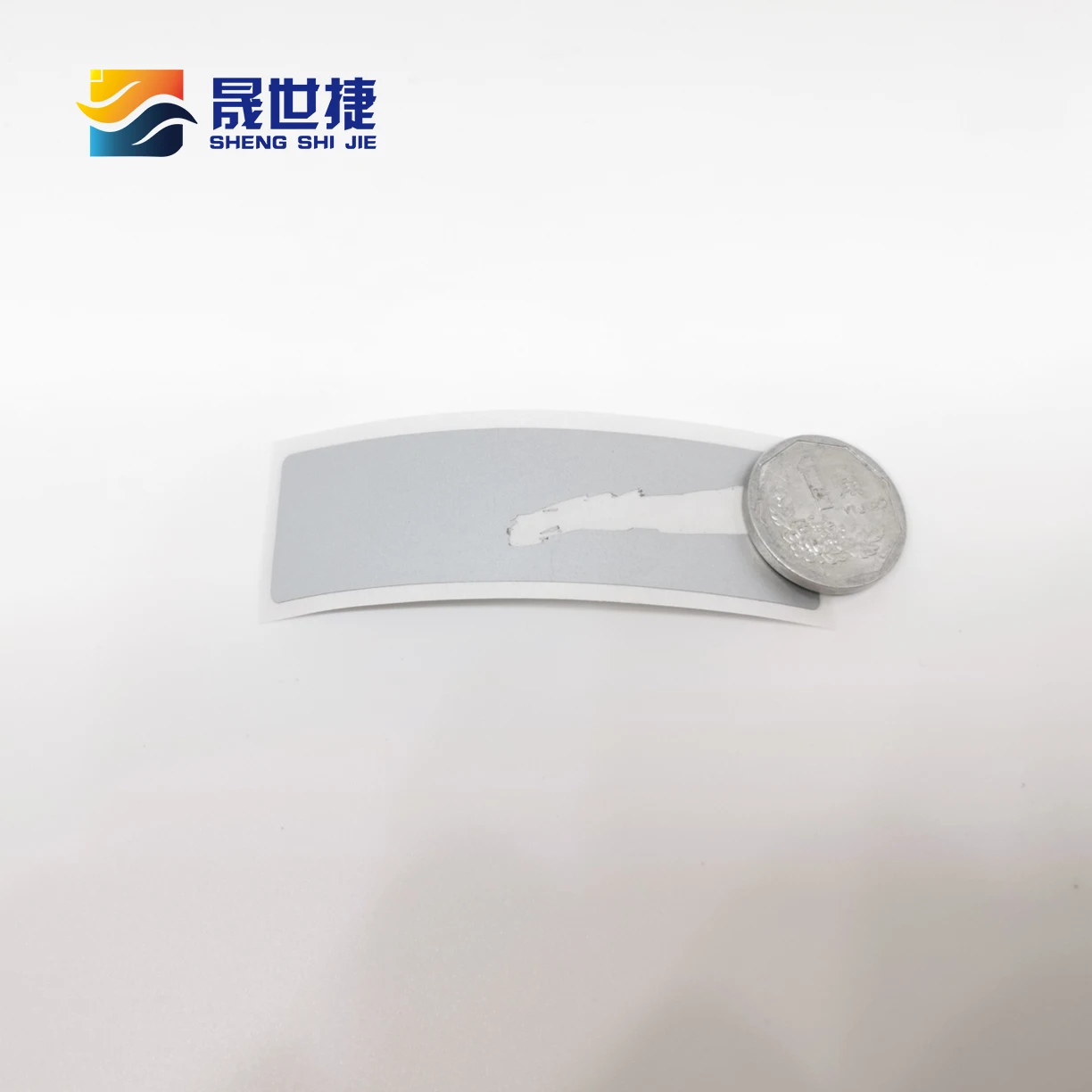 

Shengshijie 100pcs/rolls Scratch Off Sticker 22x75mm Silver For Postcard Cover Stationery Message Wedding Game Sticker