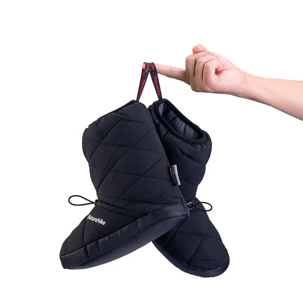 Tanie Ciepłe campingowe wysokie botki wiatroszczelne i wodoodporne bawełniane buty lekkie i antypoślizgowe pluszowe buty do wewnątrz i użycie na zewnątrz