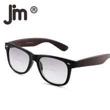 JM винтажные Ретро квадратные бифокальные очки для чтения для мужчин и женщин весенние петли для чтения