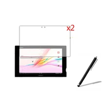 3в1 2x прозрачная защитная пленка для ЖК-экрана+ 1x Стилус для sony Xperia Tablet Z 10,1 SGP311CN SGP312CN SGP341CN SO-03E 10,1"