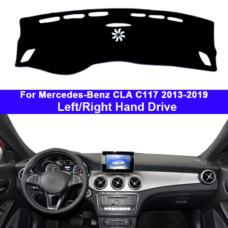 Накидка на приборную панель автомобиля для Mercedes-Benz CLA C117 2013 2014 2015 2016 2017 2018 2019 200 CLA180 220 250 AMG CLA200
