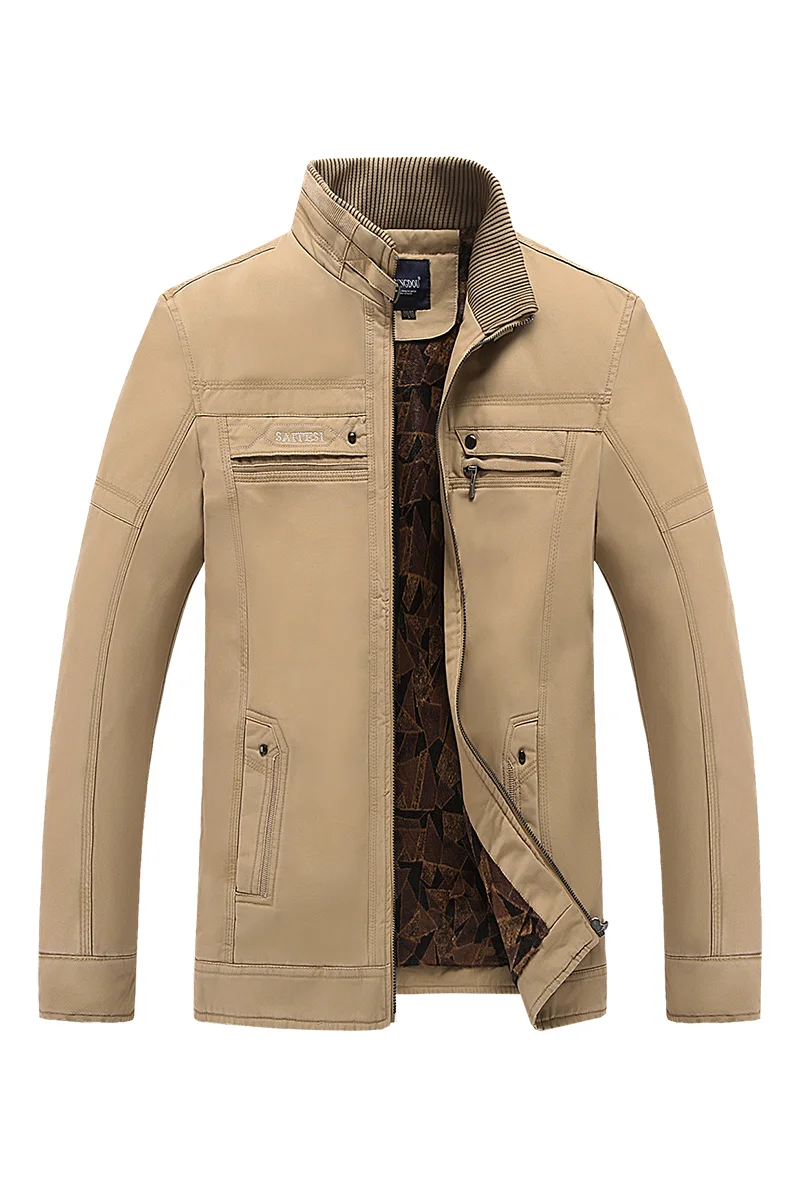 

Mens Jackets and Coats Tactical Jacket Windbreaker Cotton The North of Face Zipper Men Streetwear Mandarin Collar jackets