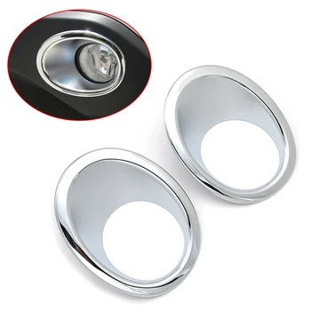 

2pcs Car Front Bumper Fog Light Lamp Cover Trim Chrome Silver For Honda CRV CR-V 2007-2009 Car Styling Accessories