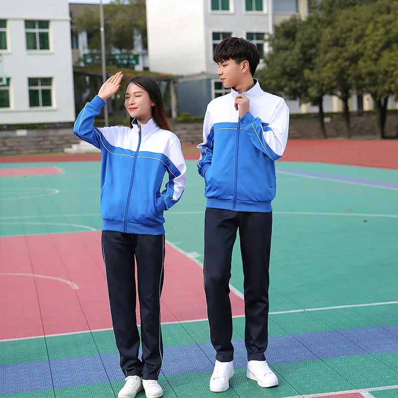 

Spring And Autumn School Uniform Set Junior High School High School Students Business Attire Long Sleeve Men And Women Spring An