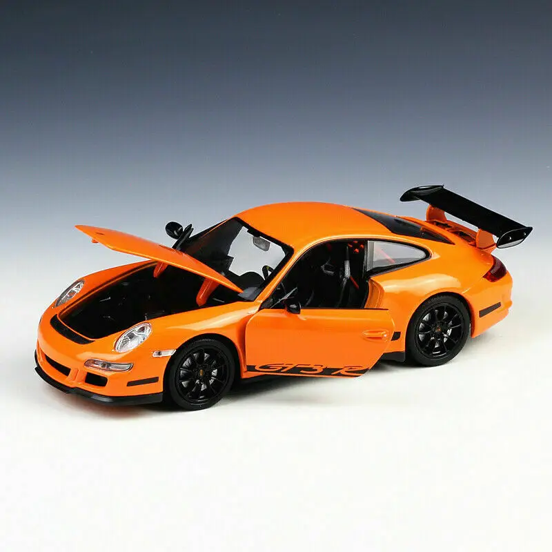 Welly 1:24 Porsche 911 GT3 RS 997 литья под давлением Модель гоночного автомобиля Новый в