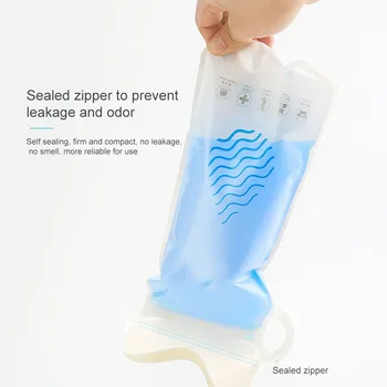 

700ml Men Women Outdoor Camping Disposable Urine Bags Toilet Pee Collection Car Elderly Emergency Traffic Jam Children Portable