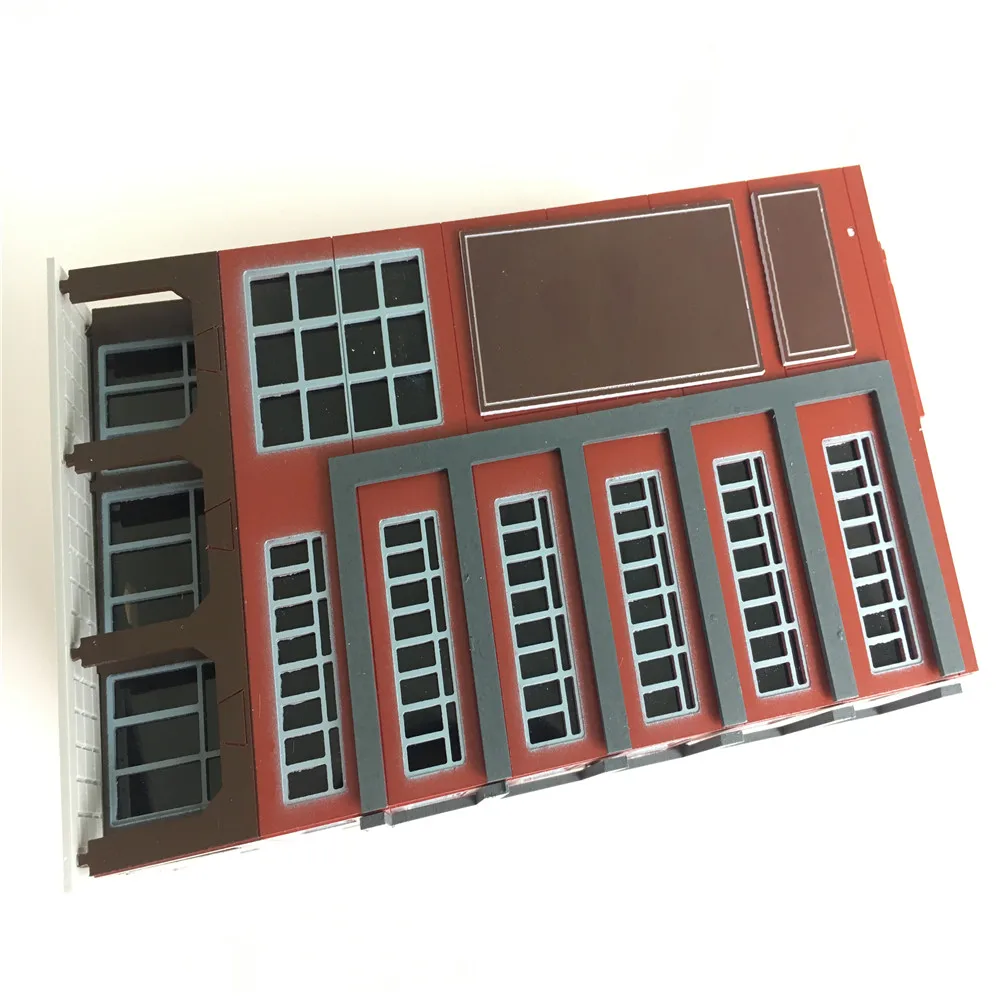 n scale train layout model building 16