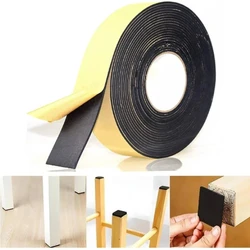 2Pcs Chair Ottoman Door And Window Sealing Strip Foam Insulating Tape Adhesive Rubber Strip Insulating And Sound Insulating Tape