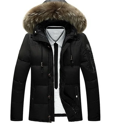 long puffa coat Winter Keep Warm Wind Proof Men's Snow Outwear Jacket 2021 New Thick Warm White Duck Down Brand Parka Black Male Coat black puffer coat Down Jackets