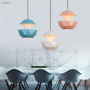 

Modern Nordic Pendant Lights Industrial Pendant Lamp Colorful Hanglamp Hanging Lamp For Dining Room Kitchen Living Room Bar