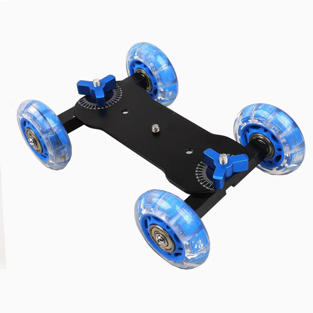Portable Desktop Camera Dolly Car Tabletop Video Slider Rail Track with Mini Ball Head for blog Filmmaking | Электроника