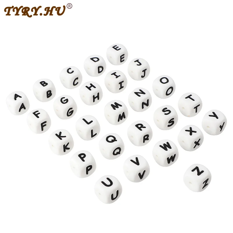 Fashion 26Pcs Silicone Alphabet Letter 