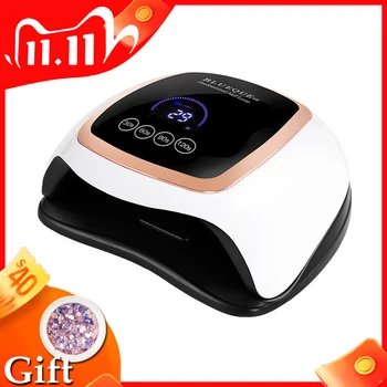 

168W LCD Touch Screen UV Led Lamp Smart Sensor Nail Dryer LCD Display Touch Screen Manicure Gel Nail UV Lamp For Drying Gel