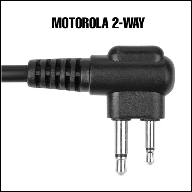 MOTOROLAR 2 WAY Z Tactical Airsoft U 94 гарнитура PTT U94 2 Pin для KENWOOD/моторных разговоров о/2-Way/Midland/ICOM BaoFeng UV-82 радио - Цвет: MOTOROLAR 2 WAY