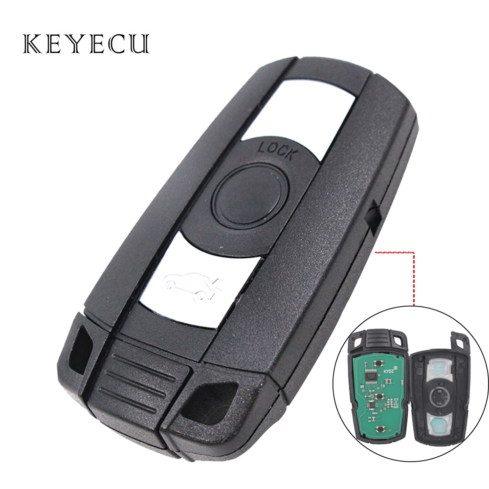 Keyecu CAS3 + умный дистанционный ключ 3 кнопки 315 МГц/433 МГц/315LP/868 МГц PCF7953 Автомобильный