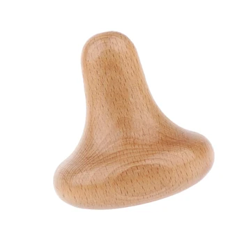

Wooden Traditional Reflexology Hand and Foot Massage Tool Mushroom Shaped Massager Press Point for Home Spa Office