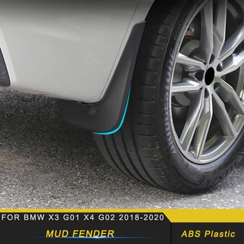 

Car Accessories Front Rear Mud Flap Mudflaps Splash Guards Mudguards Fender Flares Decoration For BMW X3 G01 X4 G02 2018-2020