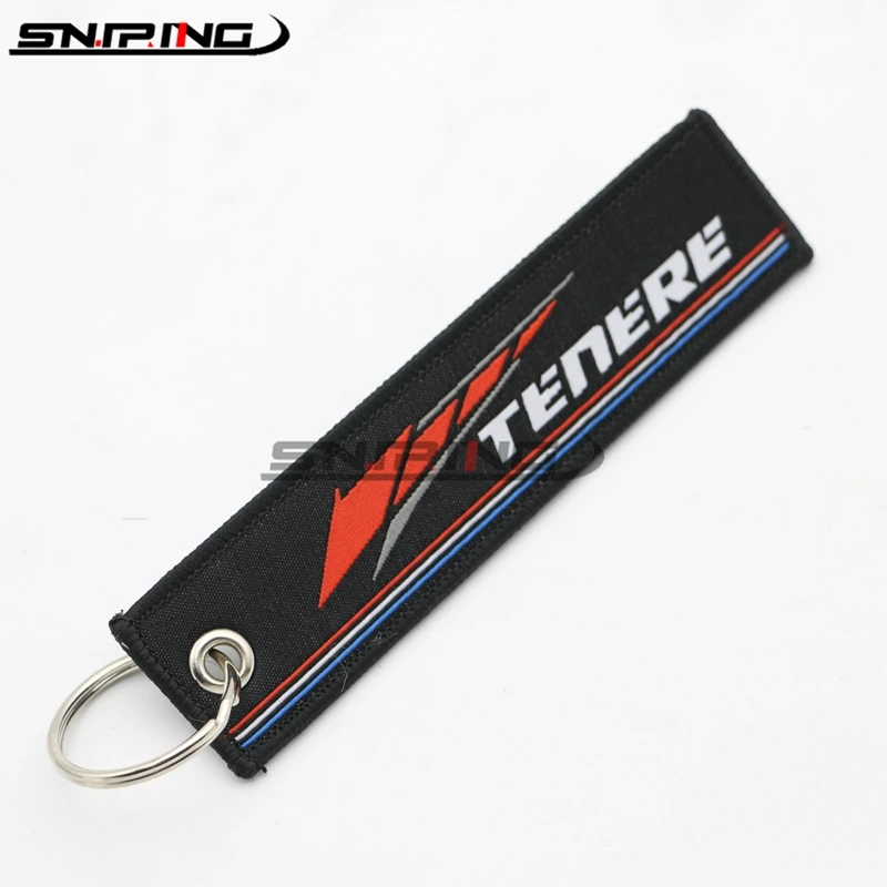 Motorcycle Keychain Embroidery Key Holder Chain Collection Keyring For YAMAHA XJ6 XJR 1200 1300 XSR 700 900 FZ1 FZ6 FZ8 PCX Key